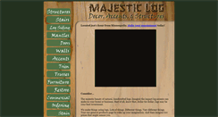 Desktop Screenshot of majesticlog.com